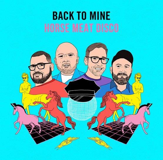 Horse Meat Disco - Back To Mine Sleeve