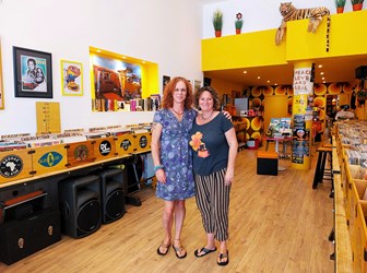 Helen And Marcia In Shop